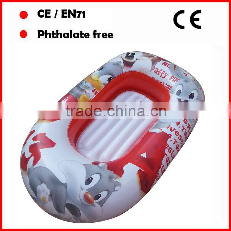 Durable PVC inflatable boats with ropes