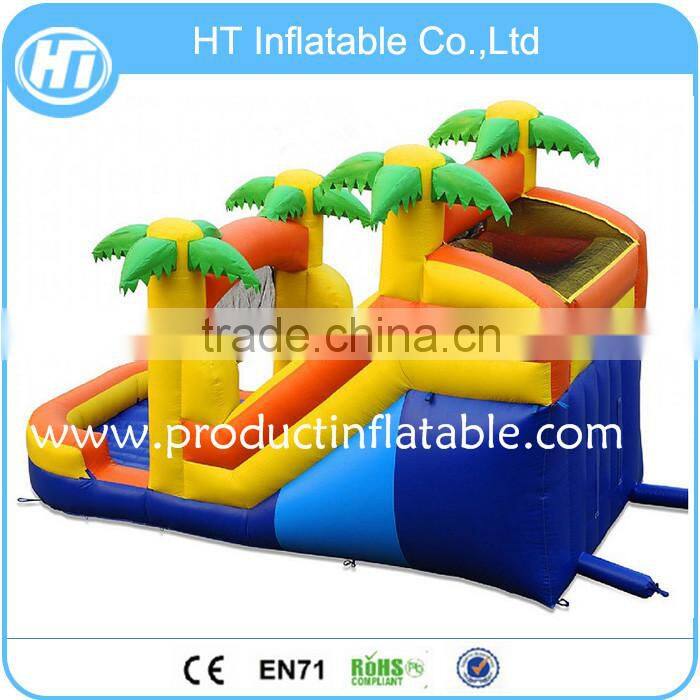 Customized Yellow inflatable slip n slide for adult, giant Inflatable Slide For Sale