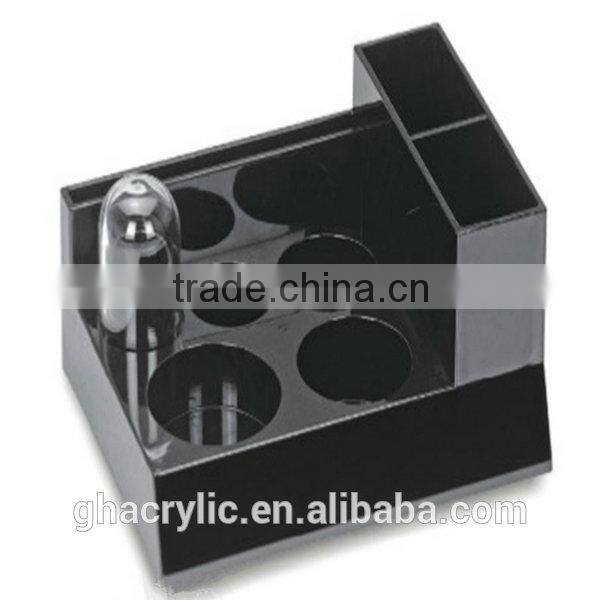 GH-RZ530 Strict request quality clear acrylic make up display stand make up dispaly rack ,top grade acrylic display rack