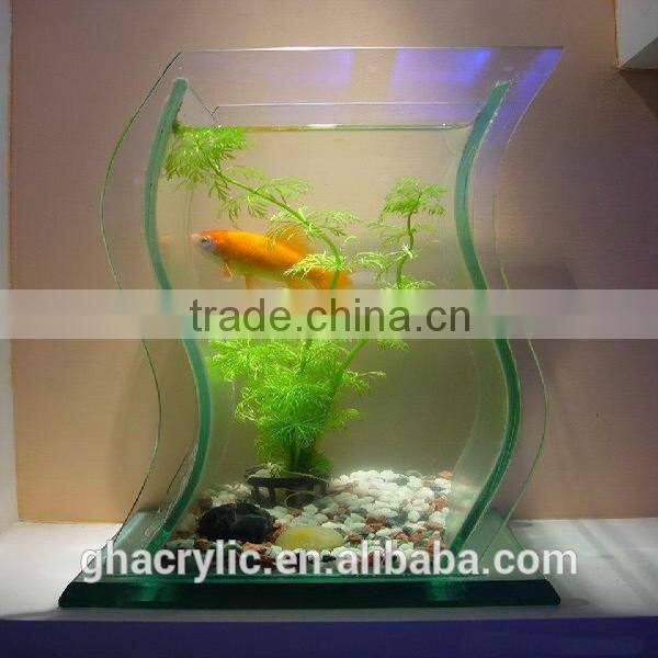 GH-RZ614 High quality acrylic fish bowl wholesale,customized acrylic fishbowl
