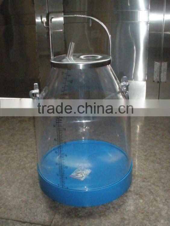 SS Bucket Lid for Interpuls pulsator - 1 milk inlet