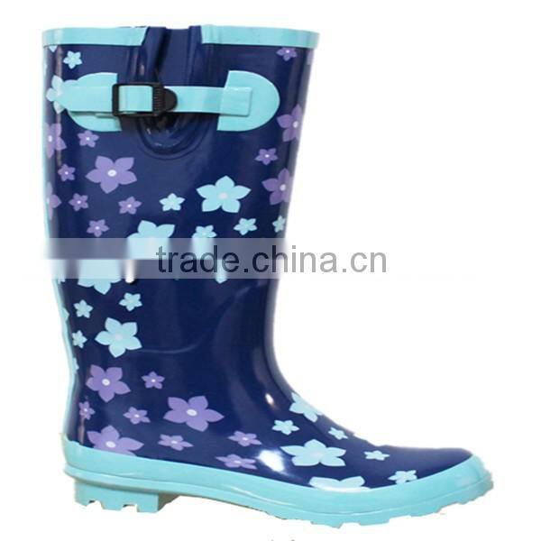 Factory best price customized wholesale antiskid vulcanized good quality pure wellington garden boots