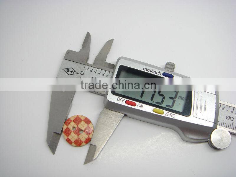 17.5mm colored cute mixed diy wood button