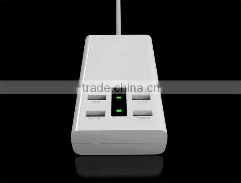 New Compatiable 6 Port USB Power Adapter for All Mobile Phone and Tablet