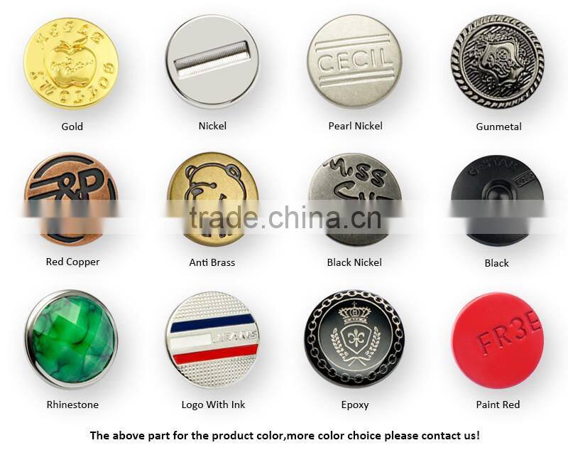 Hot Sale Cheaper Antique Brass Custom Metal Snap Button