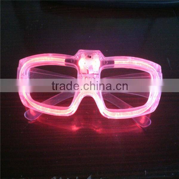 3d glasses New Plastic glasses case With Flashing Light