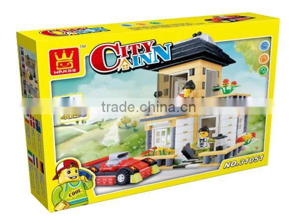 Luxury Villa City Series Kids Bricks Intellect Blocks Toys