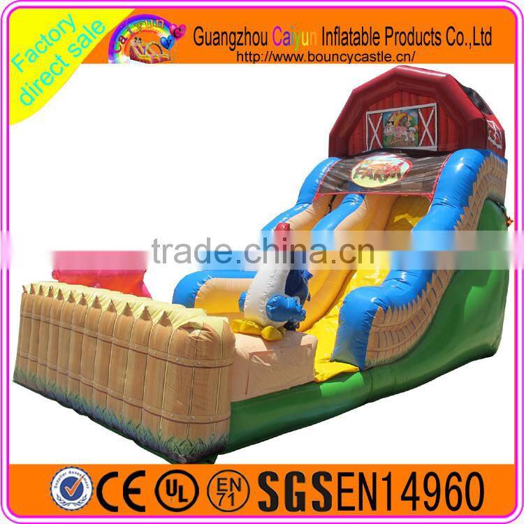 Inflatable water slide classic design for kids hot sales