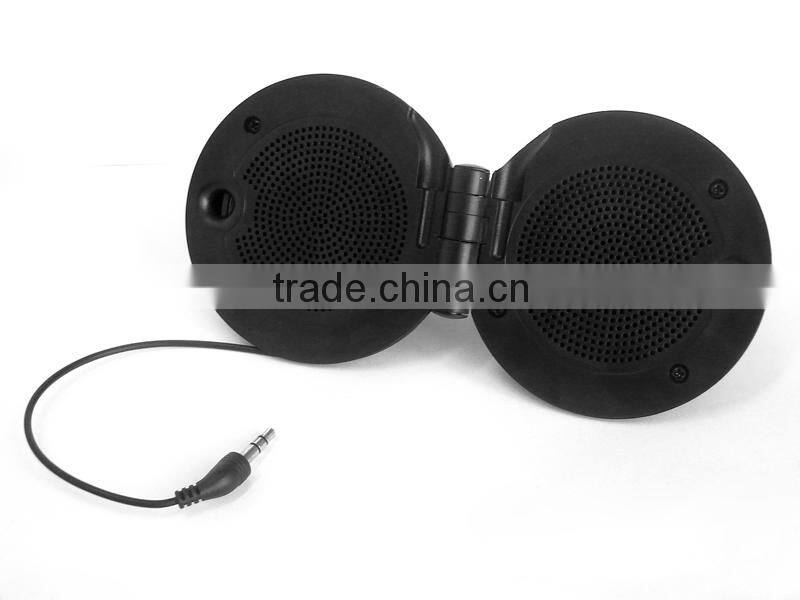 Portable Mini Flip-Open Speaker Bluetooth Speaker with 20 Hour Battery Life and Full, High-Def Sound