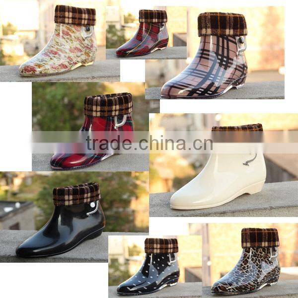pvc Gum boot women garden rain boots women