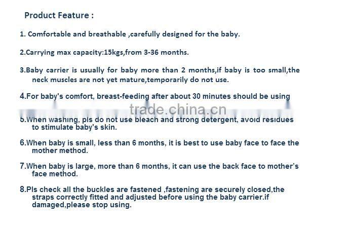 Cotton memory / a single shoulder strap Children Summer towel,Fashionable baby sling/soft baby carrier