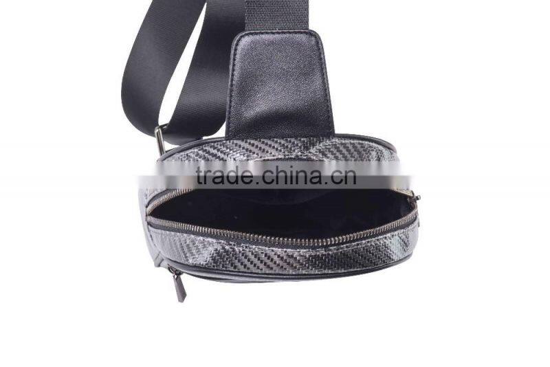 New Fashion Men Messenger Bags Carbon fiber Bags Crossbody Sling Single Shoulder Bag Men Handmade Carbon Fiber Bags