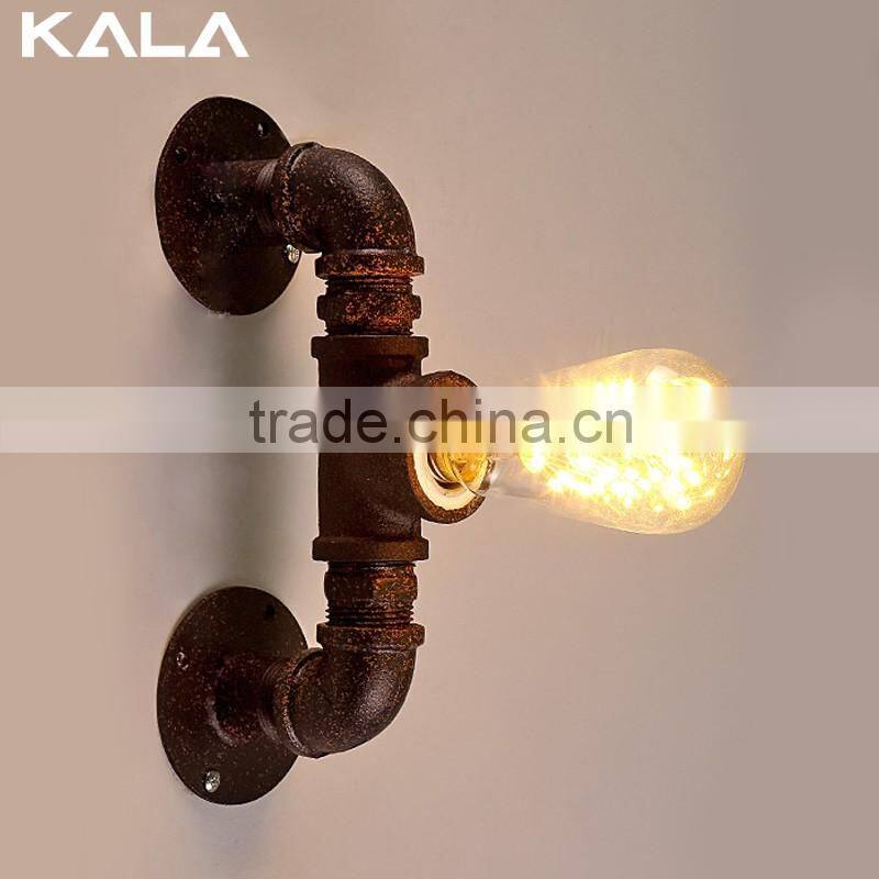new style vintage wall lamp,black rustic iron wall light with Rosh/CE