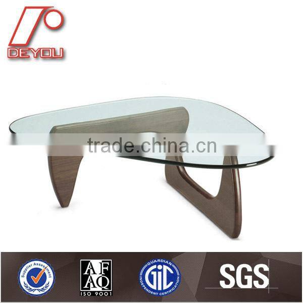 square glass coffee table CT-016B