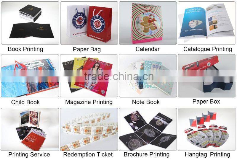 Unique products spiral binding hardcover book printing