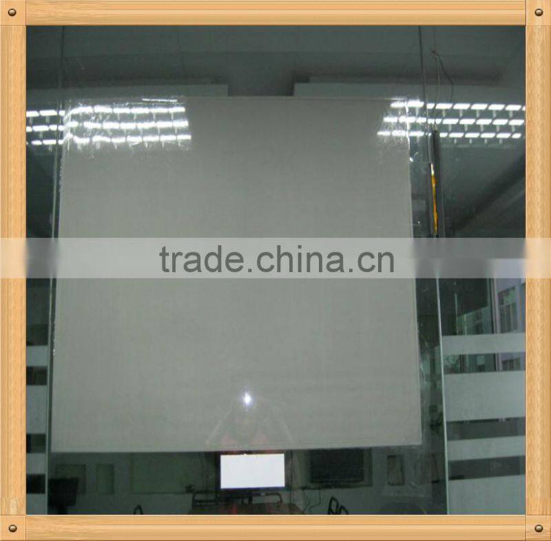 3d projector 55inch transparent touch foil with glass screen touch 10points on window shop