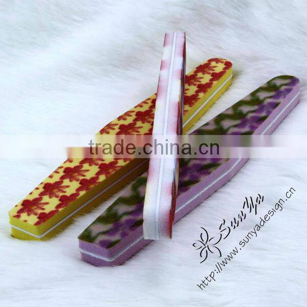blue sponge file nail file