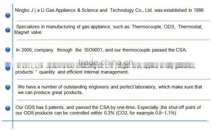 Toaster oven thermostat