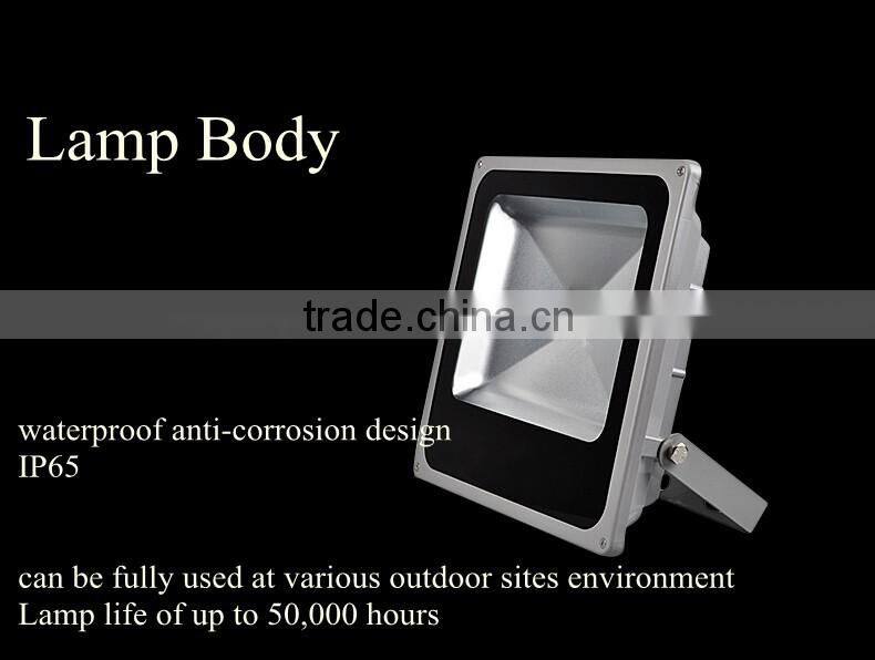 Black DC12V led floodlight 10W with CHILI45mil Chips, CE spotlight