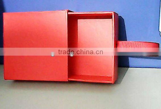 custom brown cardboard with drawer for gift box beauty paper box