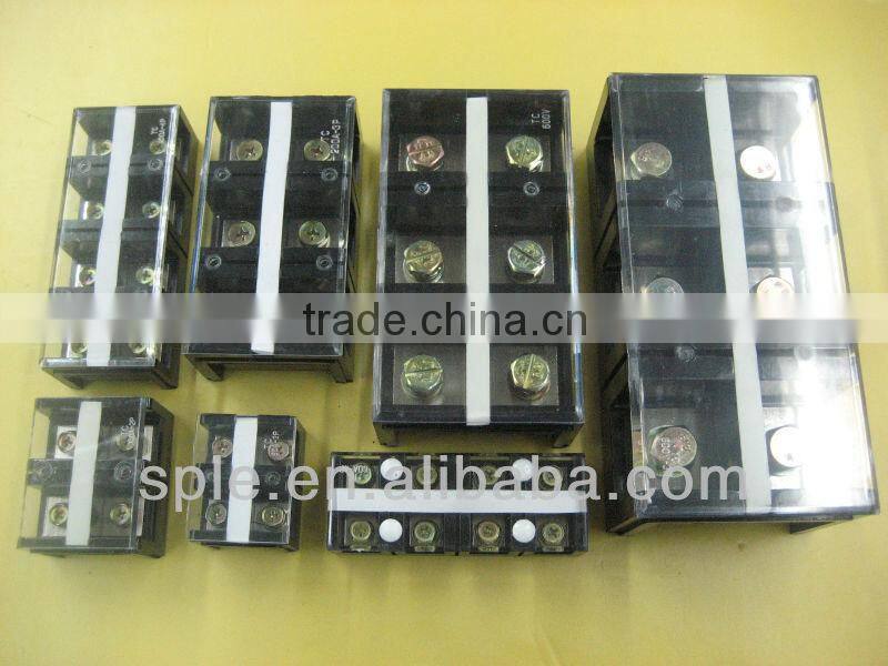 60-600A large current 4-way srcew terminal block TC series