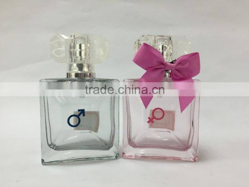 50ml Popular empty Glass spray perfume bottle manufacturers