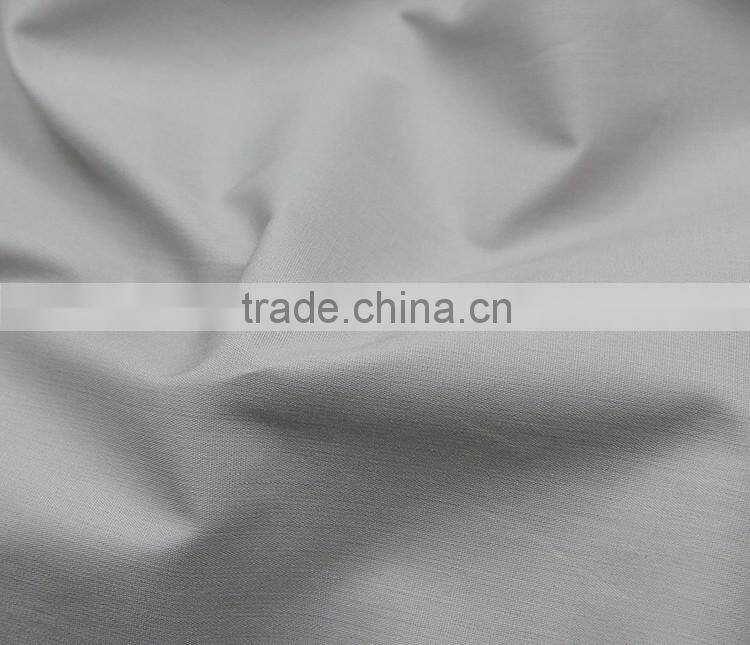 Solid dyed downproof cotton poplin fabric 40*40 133*100 for down coat shirts