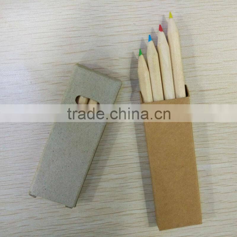 Promotion 3.5" hexagonal shape mini eco color pencil