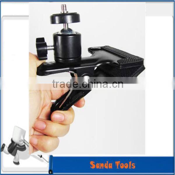 plastic locking clip with camera mount