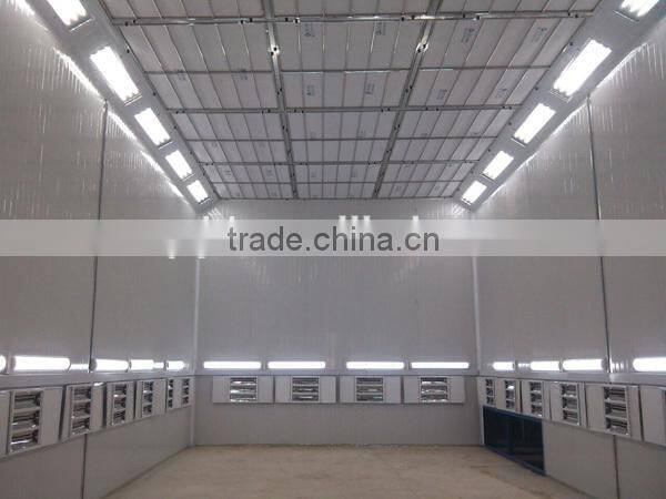 infrared(electric) heating bus spray booth price from professional factory