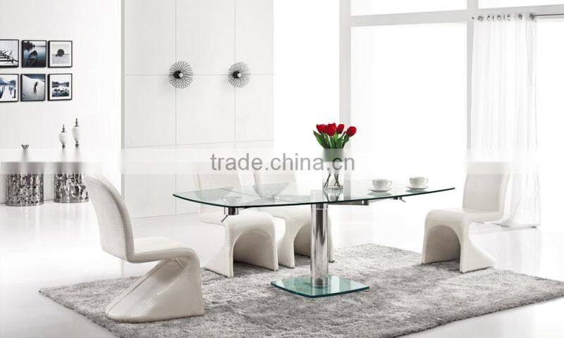 Z639-2 best quality the Cheapest Chromed leg colorful PU dining chair
