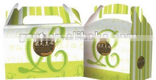 Western portable custom dessert packaging box