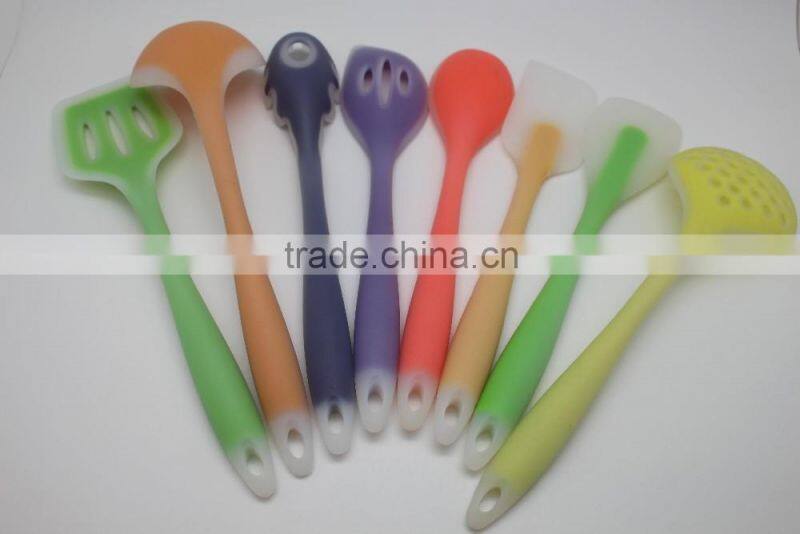 solid one body silicone cooking utensils