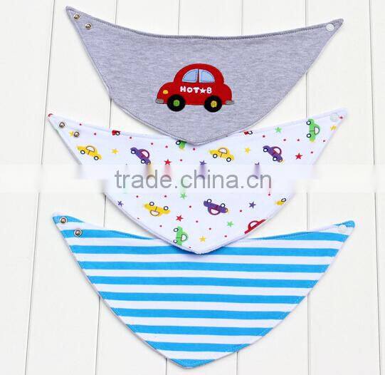 baby bib cotton jersey soft bib made in china cotton toddle scarf baby jersey adjustable bib middle color