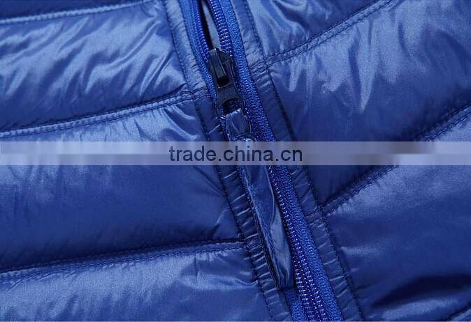 Black Custom Men Ultra Light Down Vest