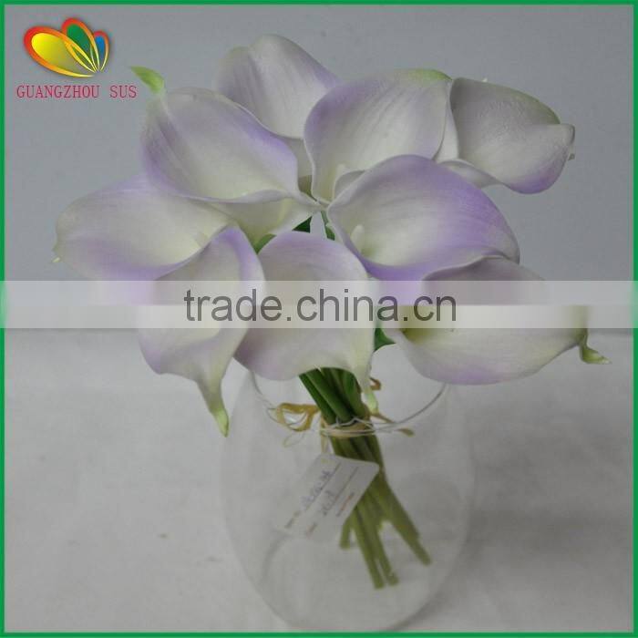artificial mini calla lily bulbs bouquet flower for decoration