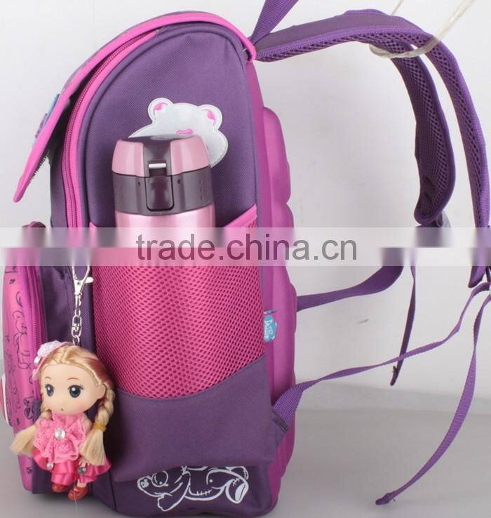 Factory price kids school bags girls cartoon school backpack
