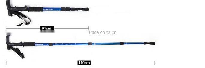 Old Man outdoor sports camping hiking pole walking telescopic stick cane trekking ski poles climbing mountaineering crutch