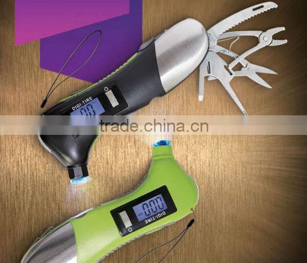 150 PSI Multifunction digital tire gauge with backlight
