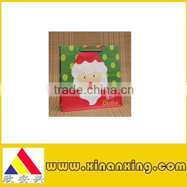 art paper glossy christmas gift bags