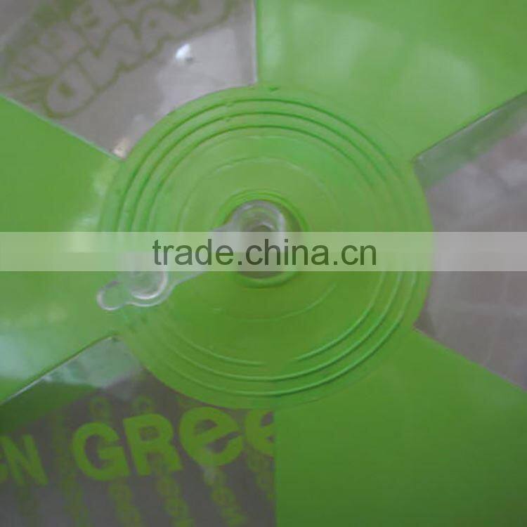 green transparent eco-friendly inflatable beach ball for promotion