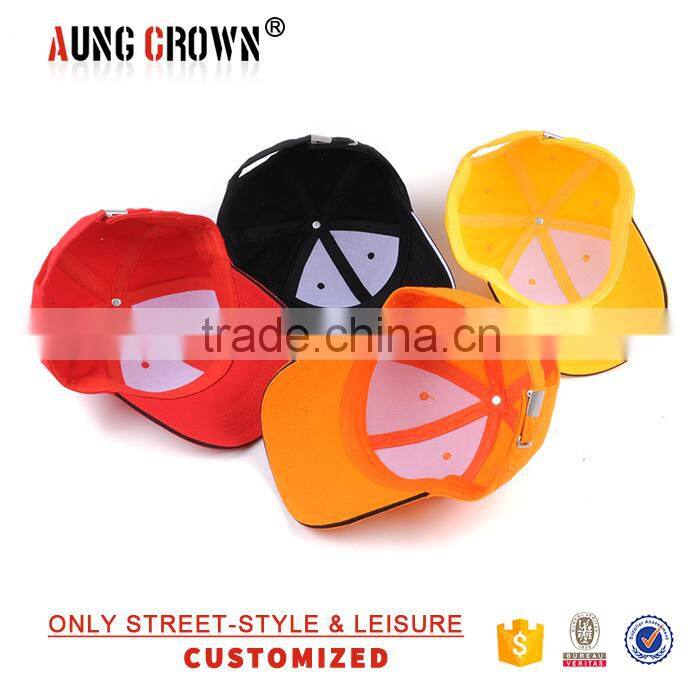 Custom 6 Panel Blank Baseball Caps Without Logo