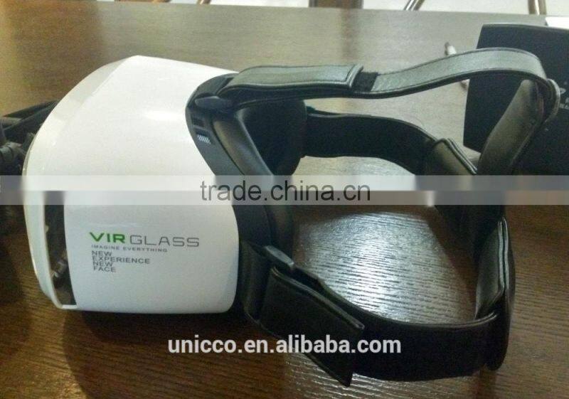 2016 Virtual Reality VR Mobile Phone 3D Glasses 3D Movies Games With Resin Lens For 3.5-6.0 inch phone