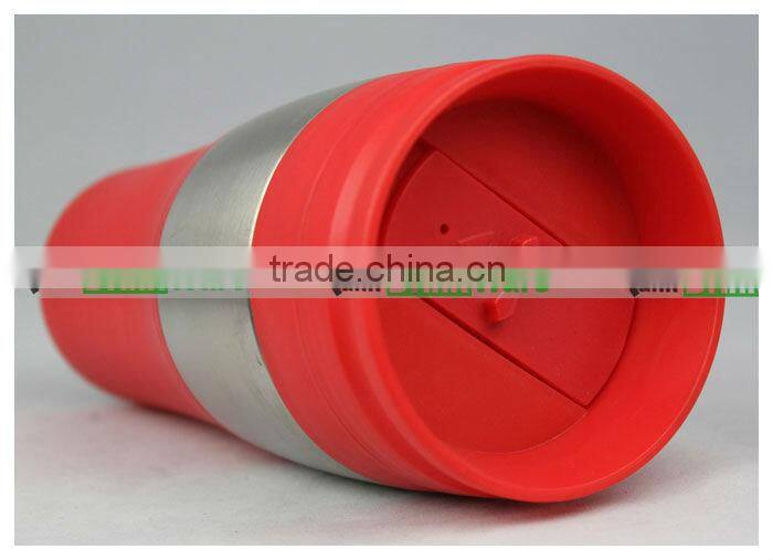 Double Walled Plastic Advertising Cup Plastic Mug