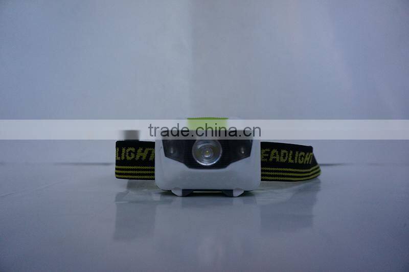 high bright battery power led red headlamp