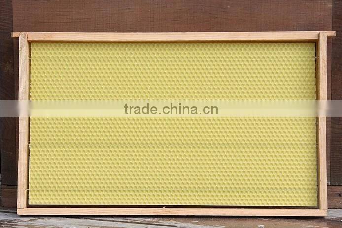 Pure beeswax foundation for apiculture use