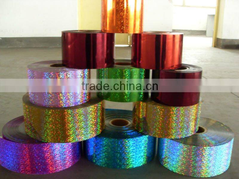 high quality cheap PET sequinS film in various colours plain/matte/hologram