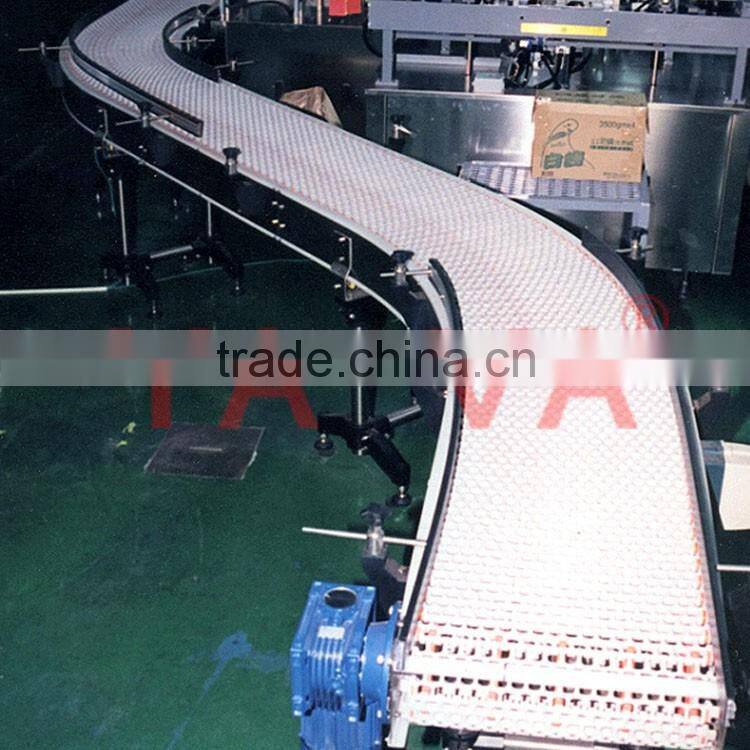 Automatic production line curve modular conveyor