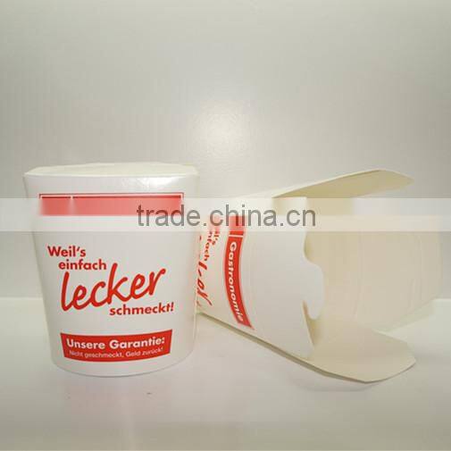 16oz Disposable Custom Printed Packing Paper Noodle Box