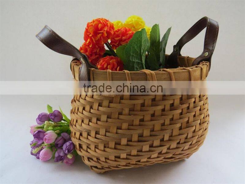 A set of special wood household essential basket